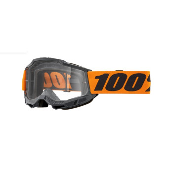 100% Crossbril Strata 2 Neon Orange Clear