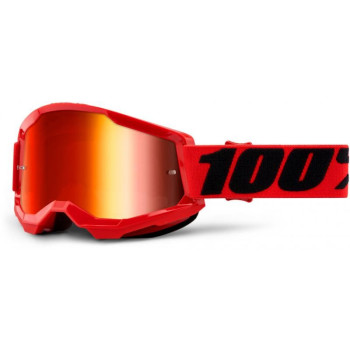 100% Crossbril Strata 2 Red/Mirror Red