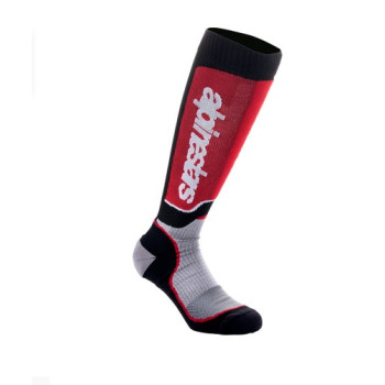 Alpinestars MX Plus-2 Crosssokken Grey Red