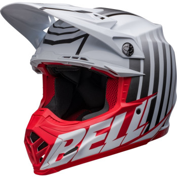 Bell Moto-9S Crosshelm Flex Sprint Red/White