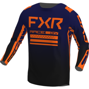 FXR Contender Cross Shirt Midnight/Orange