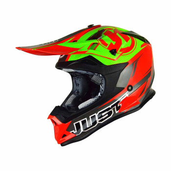 Just1 Crosshelm J32 Pro Rave Red/Lime