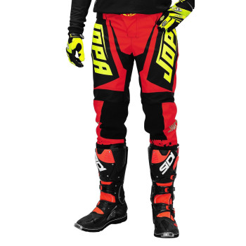 Jopa Kinder Crossbroek Charge Red/Neon Yellow