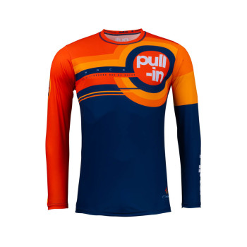 Pull-in Cross Shirt Race Orange Navy