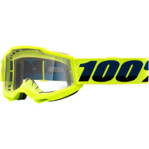 100% Kinder Crossbril Accuri 2 Youth Fluo Yellow Clear