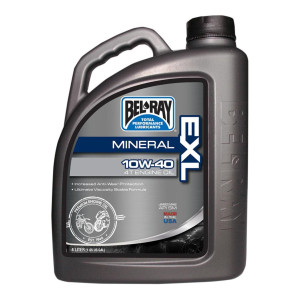 Bel-Ray EXL Mineral 4T Oil 10W-40-4 Liter