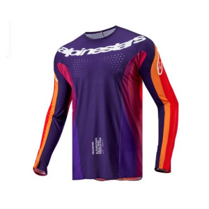 Alpinestars Cross Shirt Techstar Pneuma Purple Orange