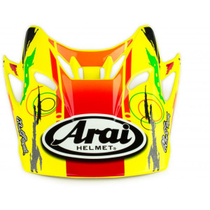 Arai MX-V Helmklep Scratch Crazy Yellow