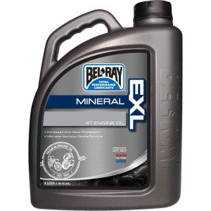Bel-Ray EXL Mineral 4T Oil 20W-50-4 Liter