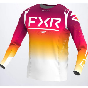 FXR Helium Cross Shirt Sangria