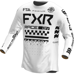 FXR Podium Gladiator Cross Shirt White