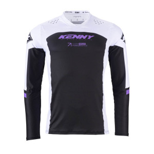 Kenny Cross Shirt Performance Solid Black Purple